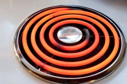 Red hot spiral hotplate