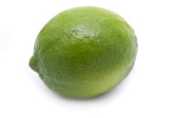Whole fresh green lime