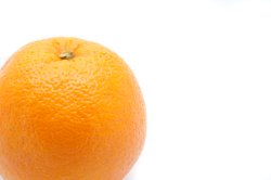 Close up texture of an orange