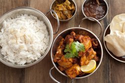 tandoori chicken and rice