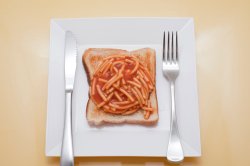Tinned spaghetti and toast