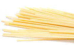 Uncooked Italian spaghetti pasta