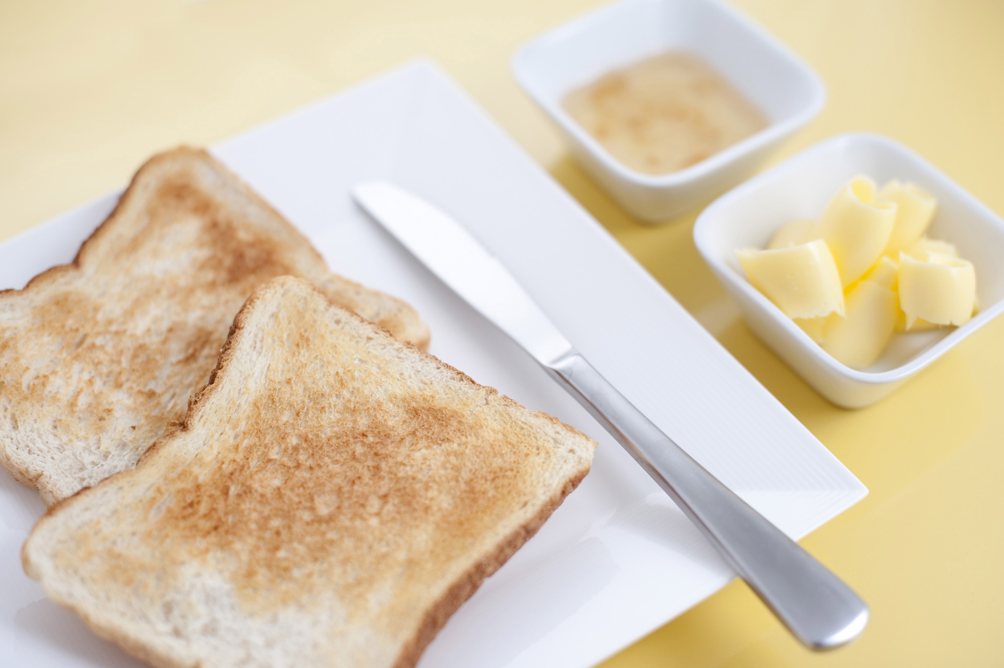 White Toast Free Stock Image