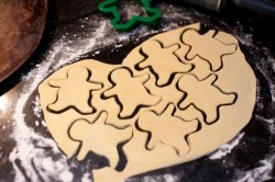 Baking cookies