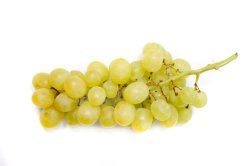Bunch of fresh green grapes