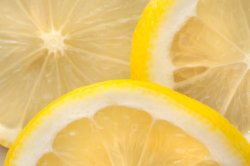 Several sections of lemon