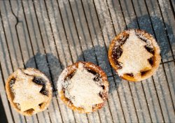 Delicious traditional Christmas mince pies