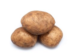 Farm fresh unwashed potatoes